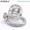 Male Chastity Device Metal Cock Cage Stainless Steel Penis Rings Sissy Erect Denial Bondage Her Control Fetish Sex Toy