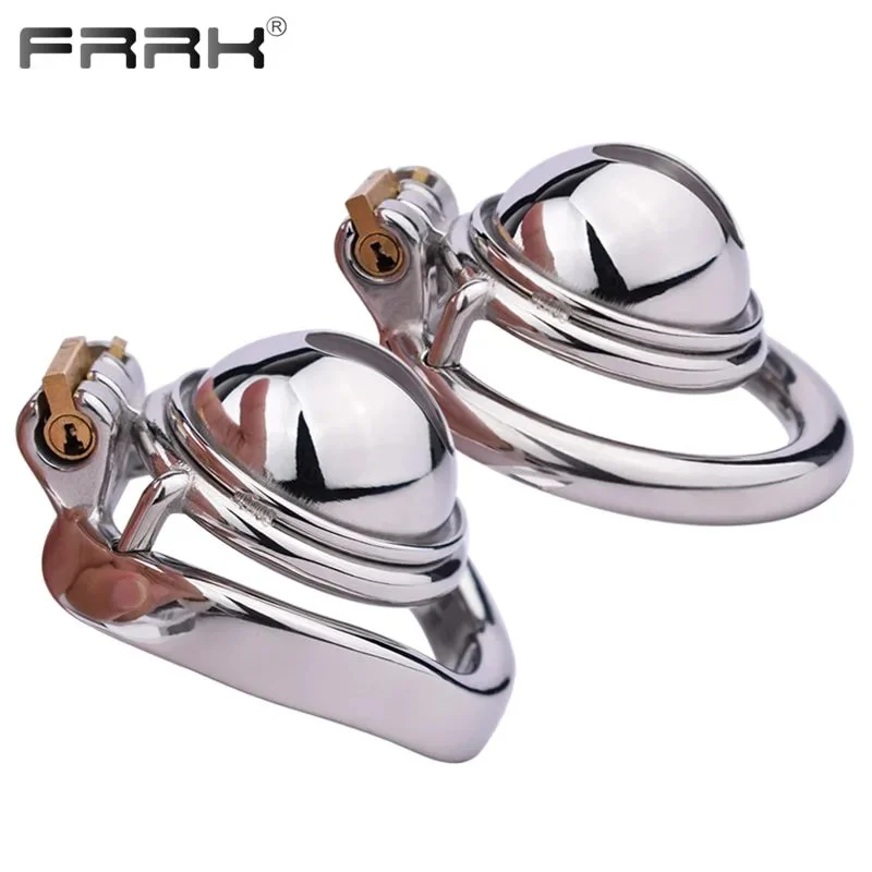 Hemisphere Male Chastity Cage Device with Urination Hole 40mm 45mm 50mm Penis Rings Adults Sex Products Toys
