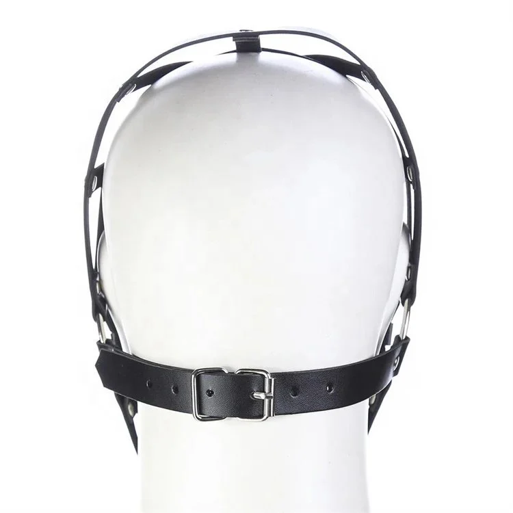 New Arrival Bondage Gear Restraints Hooded New Black Hollowed-out Sex Toys Face Mask