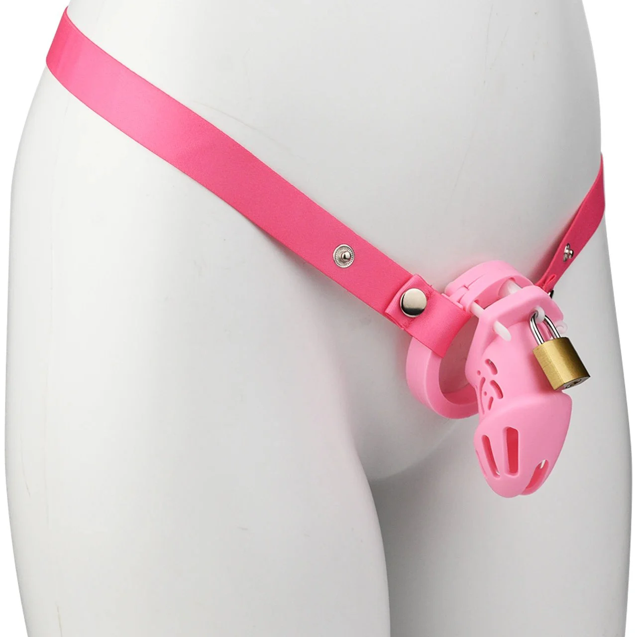 Male Chastity Device with Waist Belt Tools Bondage Sex for Couple Gay