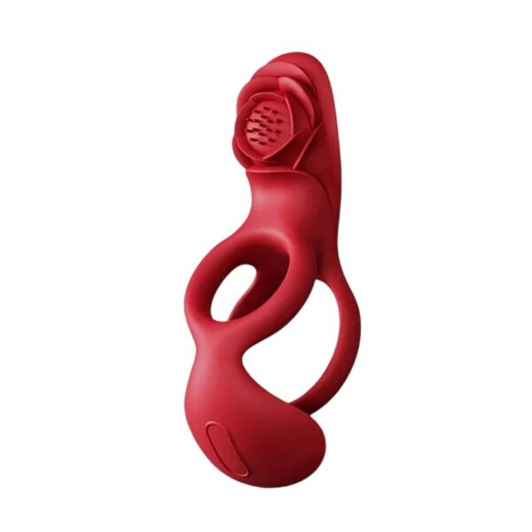 Unisex Adult Toy Rose Vibration Ring Comfortable Wearable Personal Health Care Product for Couples