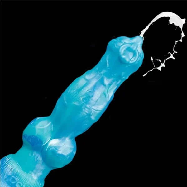 Fantasy Dog Knot Electric Squiritng Dildo Vaginal Stimulator Silicone Wolf Penis Anal Butt Plug Furry Sex Toys